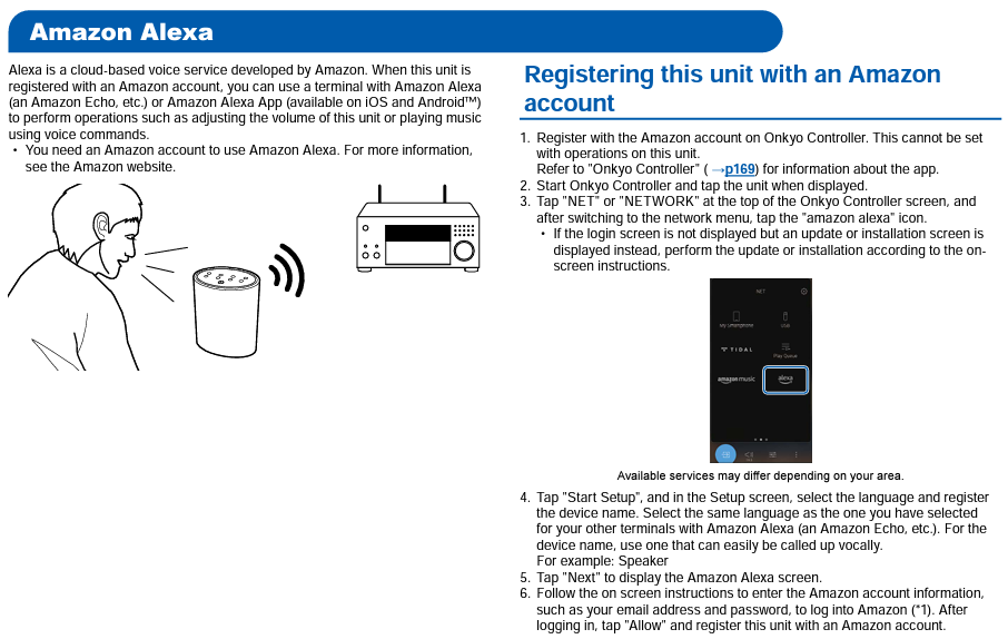 amazon ショップ alexa セットアップ